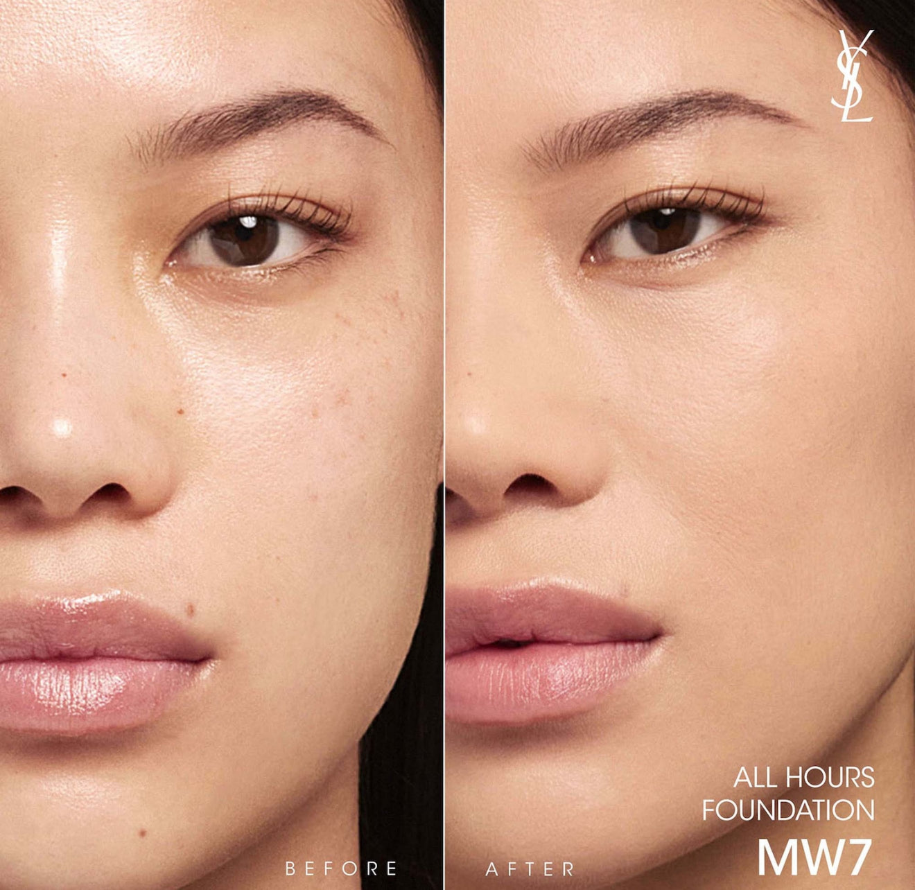 YSL ALL HOURS base de maquillaje con protector solar.