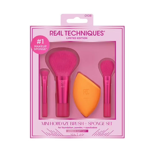 Real Techniques Mini Holidaze brush + sponge set