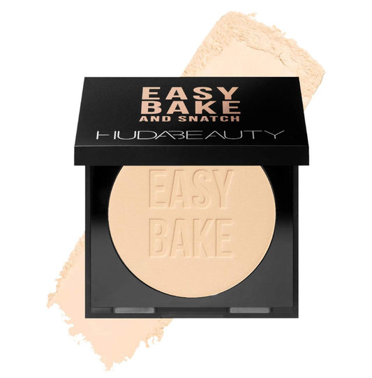 HUDA Beauty Easy Bake and Snatch Pressed Talc- Free Brightening and Setting powder