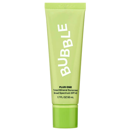 BUBBLE plus one tinta mineral con protector solar SPF 40
