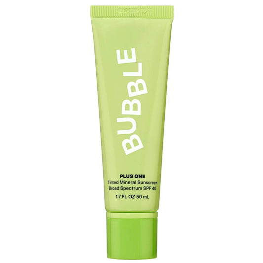 BUBBLE plus one tinta mineral con protector solar SPF 40