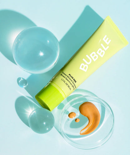 BUBBLE plus one tinta mineral con protector solar SPF 40