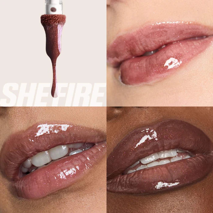 HUDA BEAUTY FAUX FILLER ICY NUDE lipgloss